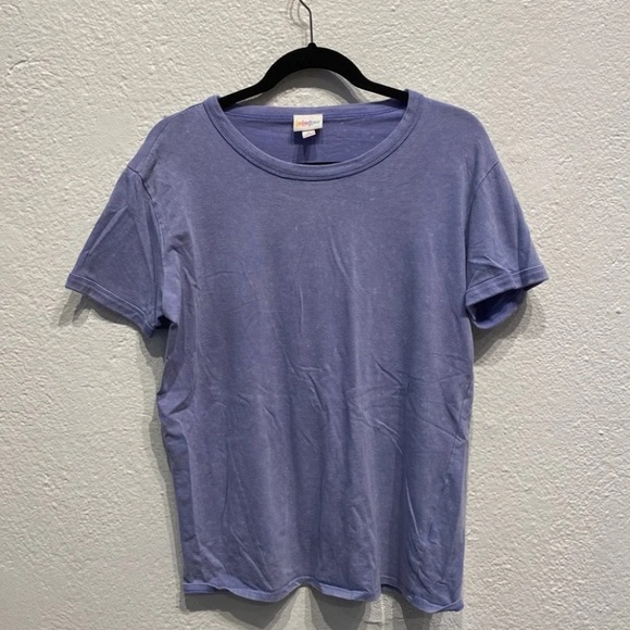 LuLaRoe Tops - LulaRoe Vintage Liv Tee Acid Wash